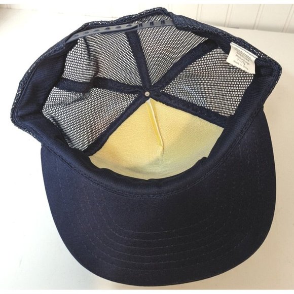 Kneisel's Speed Sport Race Track  Trucker 1980's Collector Snap Mesh Hat Blue - Picture 6 of 7
